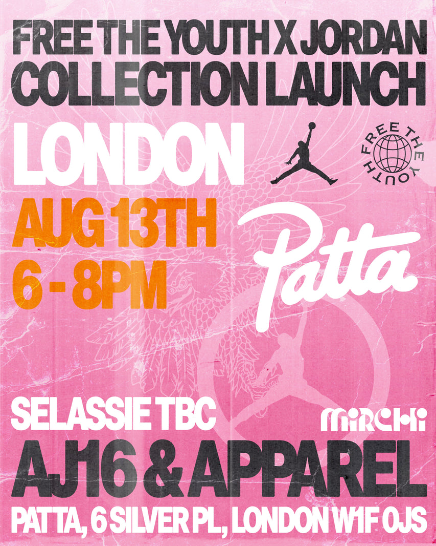 Free The Youth x Jordan at Patta London