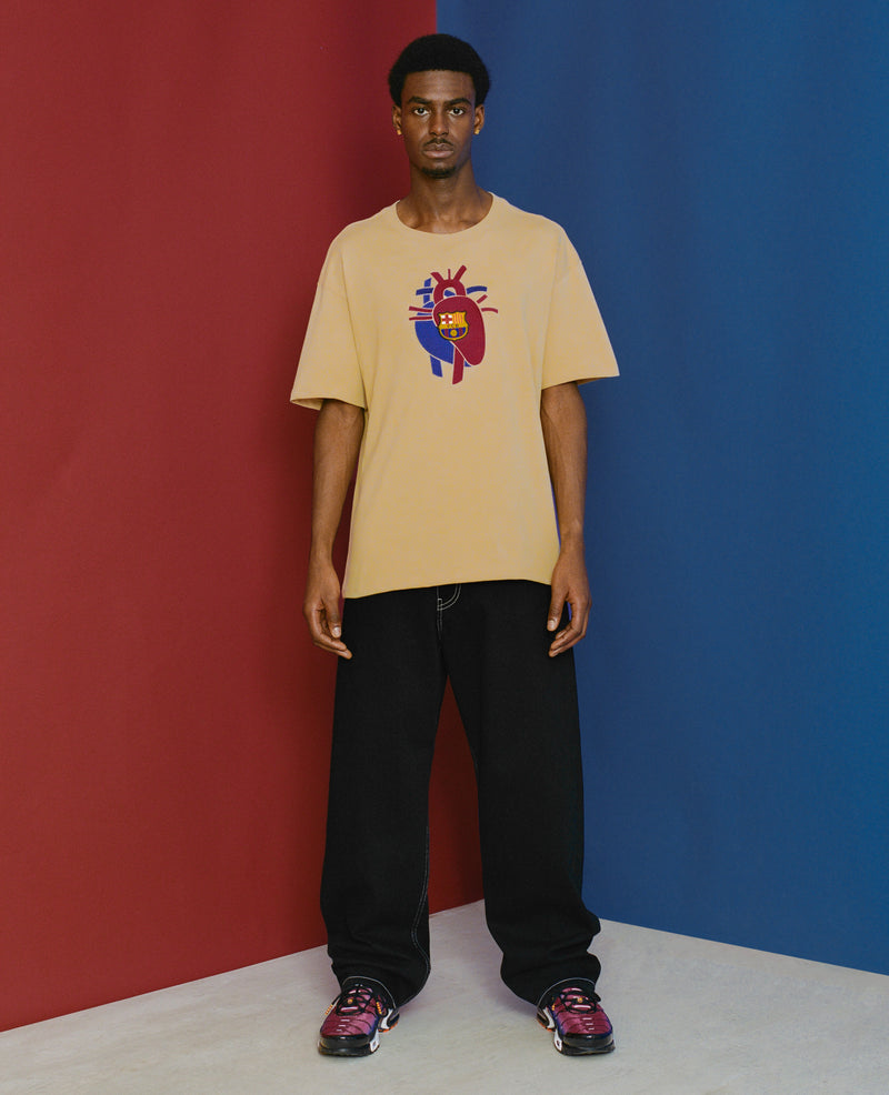 FCB x Patta Culers del Món T-Shirt (Sesame)
