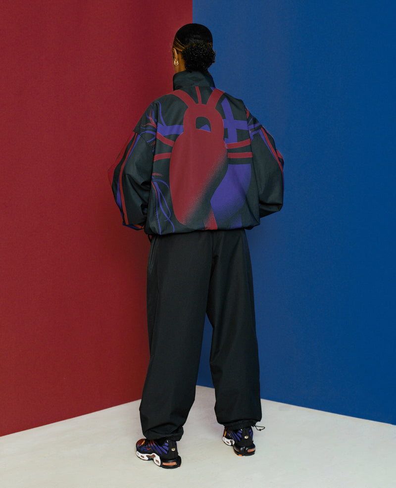 FCB x Patta Culers del Món Track Jacket (Black/White)