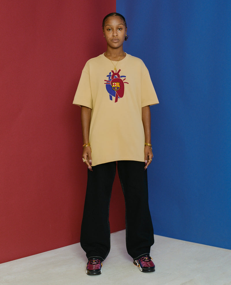 FCB x Patta Culers del Món T-Shirt (Sesame)