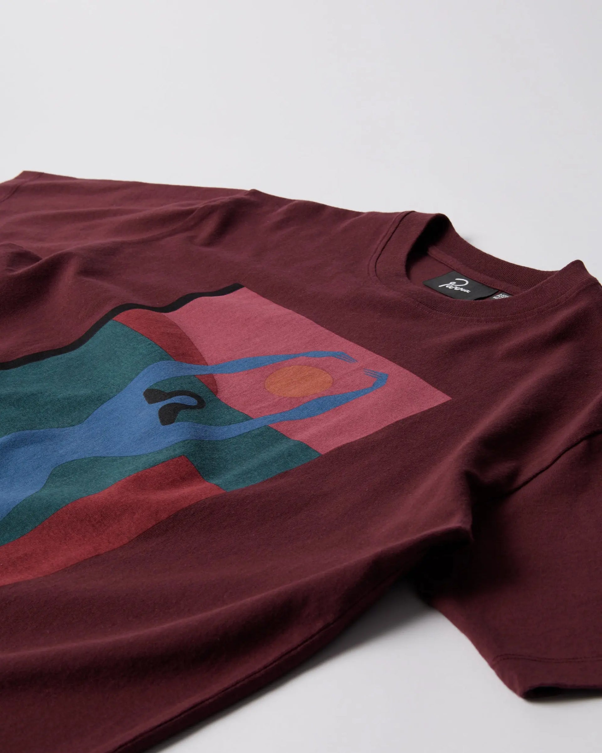 By Parra Protect the sun t-shirt (Dark Burgundy) ByParra