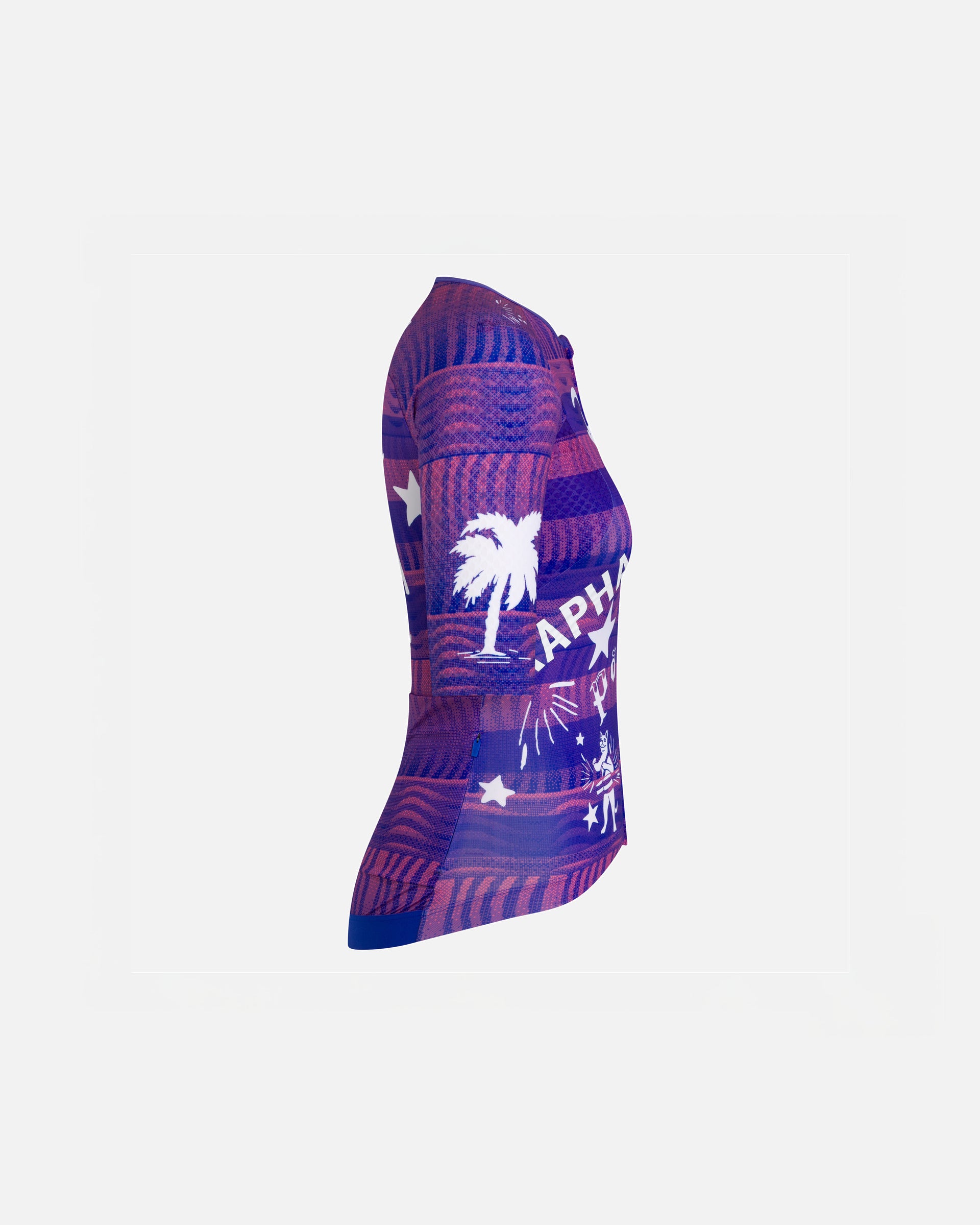 Patta x Rapha Women's Pro Team Aero Jersey (Flamingo Pink/Royal Blue)
