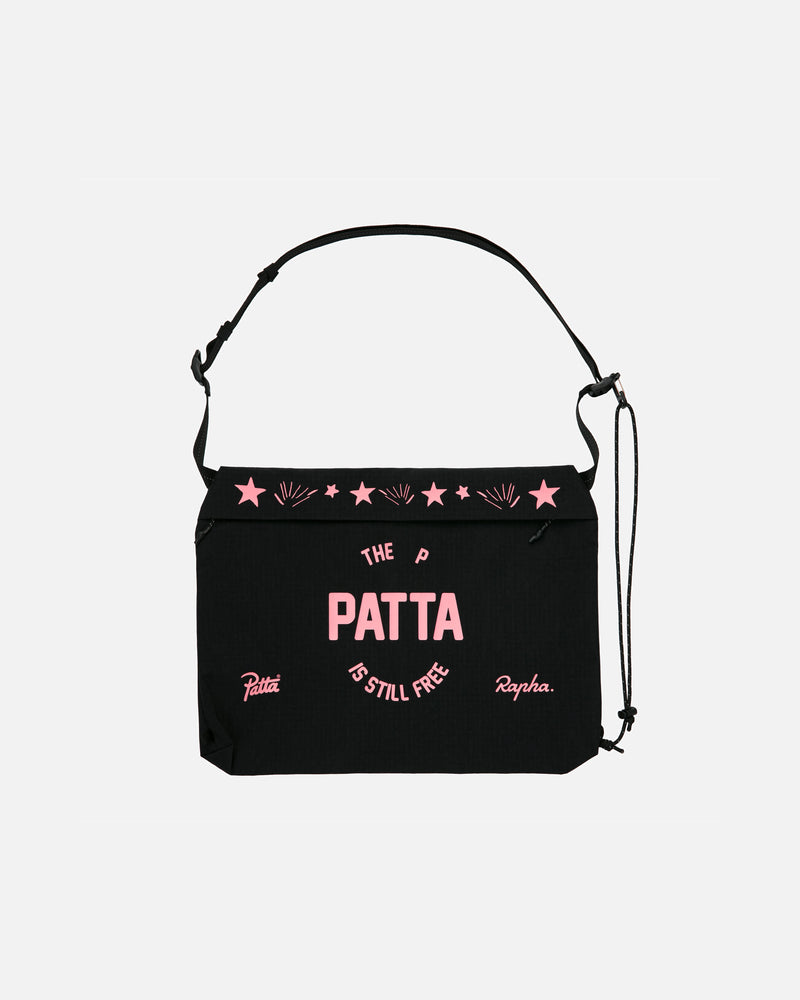 Patta x Rapha Tech Musette (Black/Pink)
