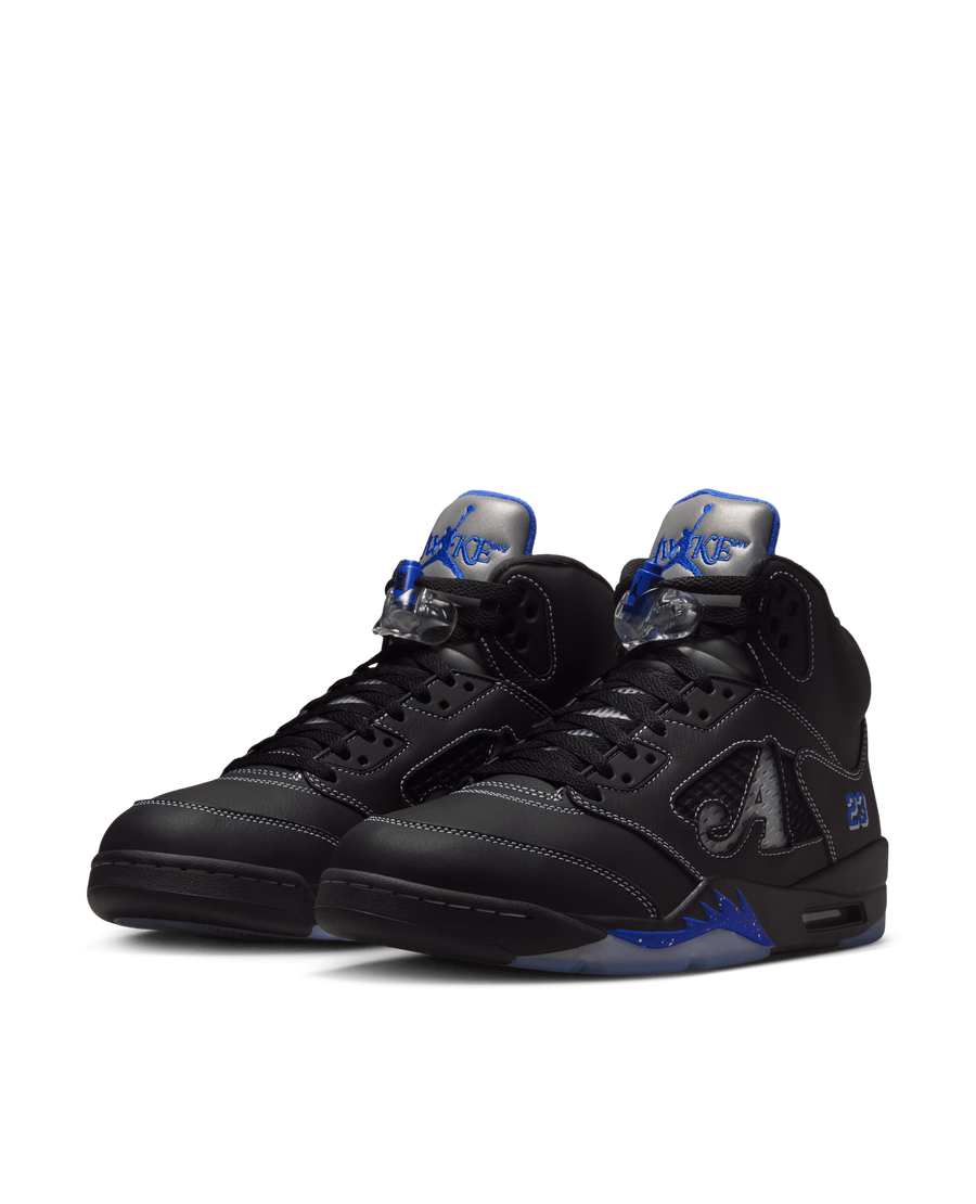 Nike Air Jordan 5 Retro OG SP (Black/Racer Blue-Metallic/Silver/Silve/White/Clear)
