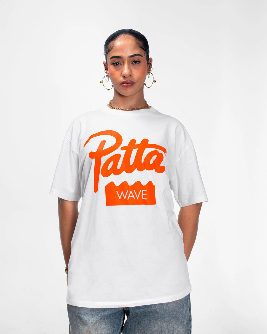 Patta Wave T-Shirt (White) Patta