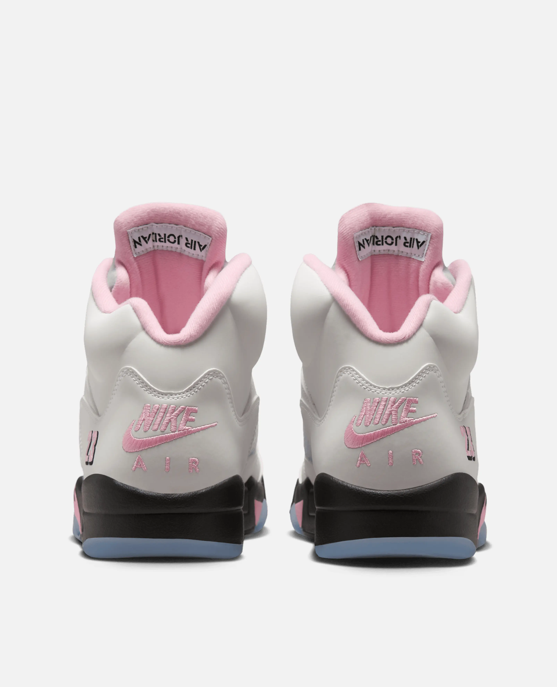 Nike Air Jordan 5 Retro "Medium Soft Pink" (White/Med Soft Pink-Black) Nike