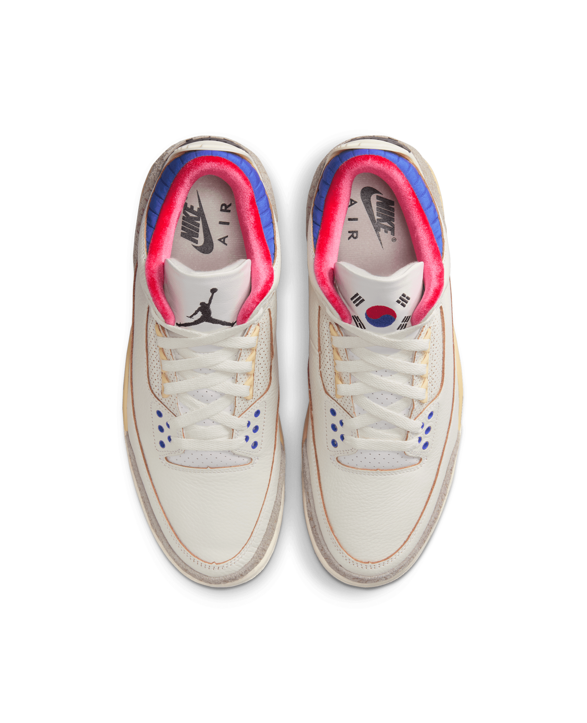 Nike Air Jordan 3 Retro OG Sp (White/Black-Sport Royal-Challange Red)