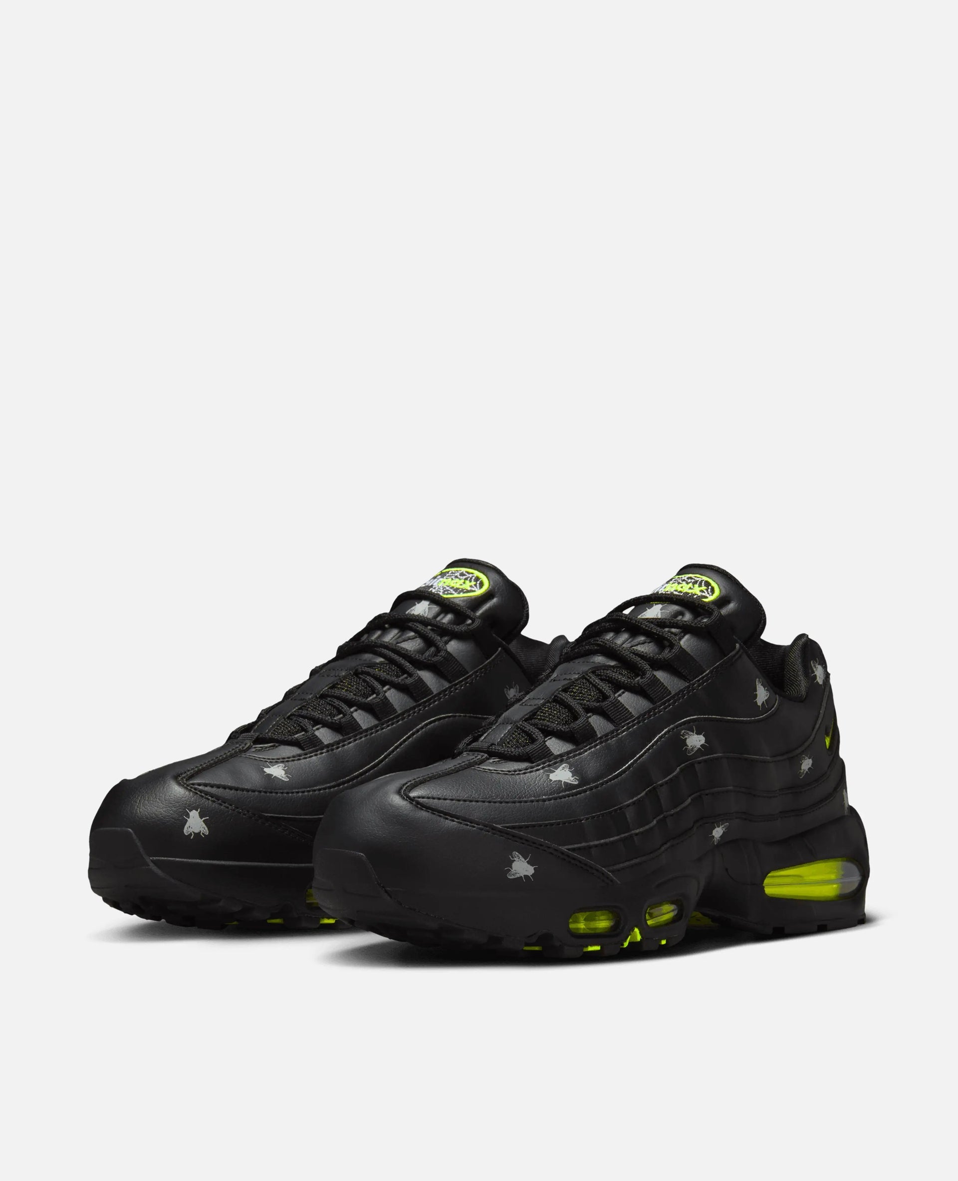 Nike Air Max 95 Premium (Black/Neon Yellow-Black-MTLC Dark Grey) Nike