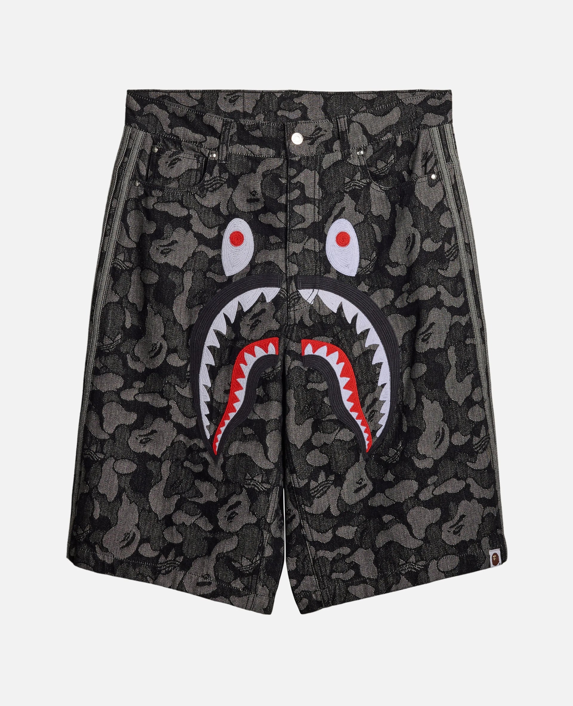 Adidas x Bape Shark Denim Jorts Adiddas