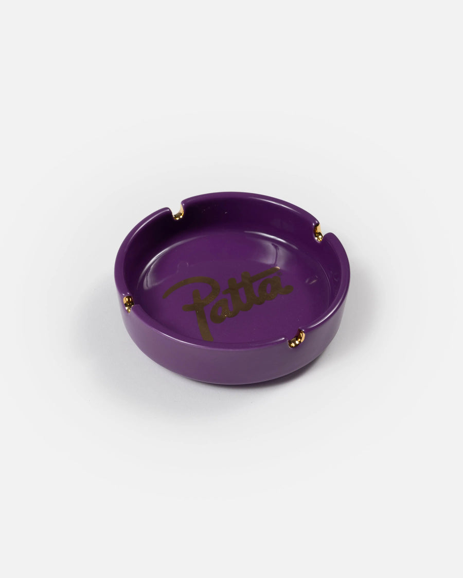 Patta Script Logo Ashtray (Deep Purple) Patta