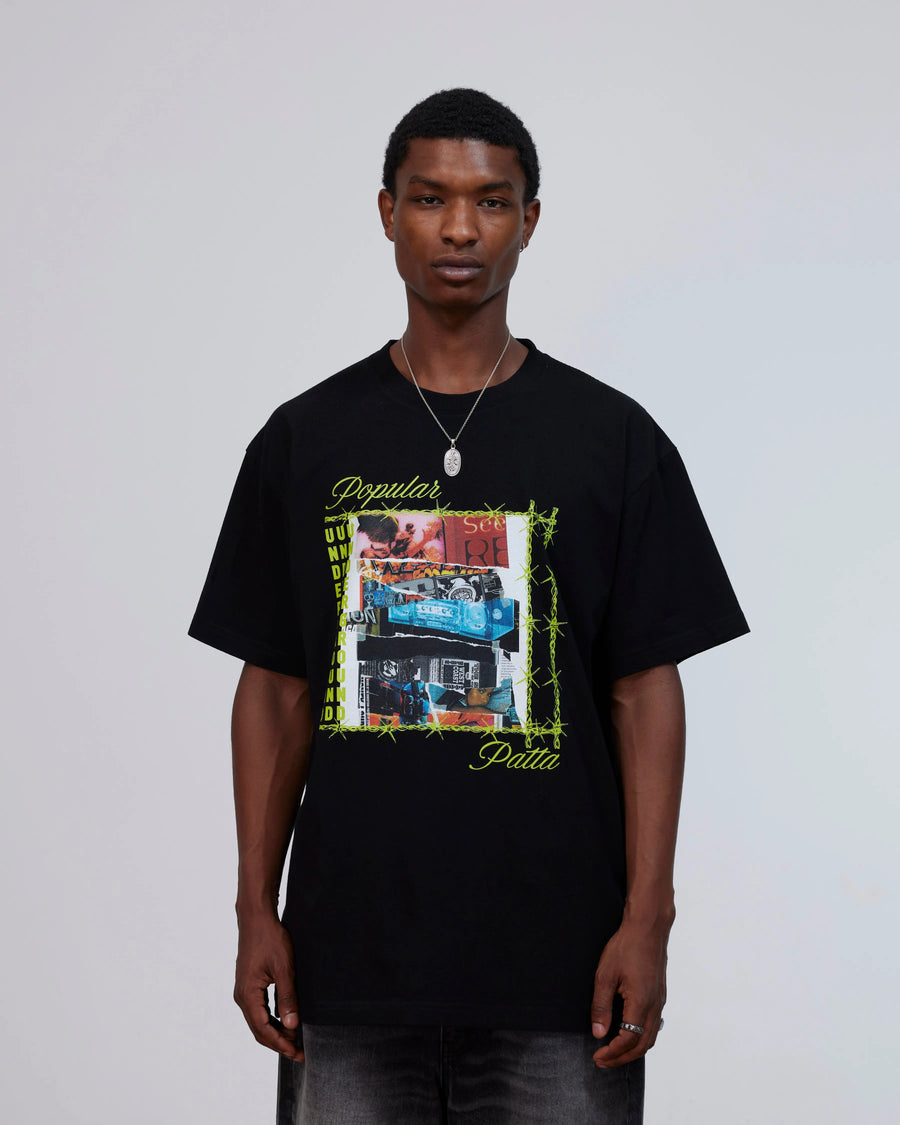 Patta Collage T-Shirt (Black) Patta