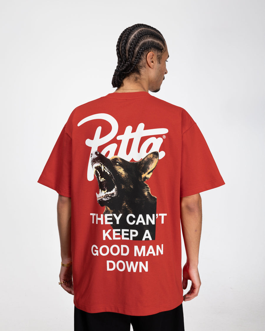 Patta Bark T-Shirt (Racing Red)