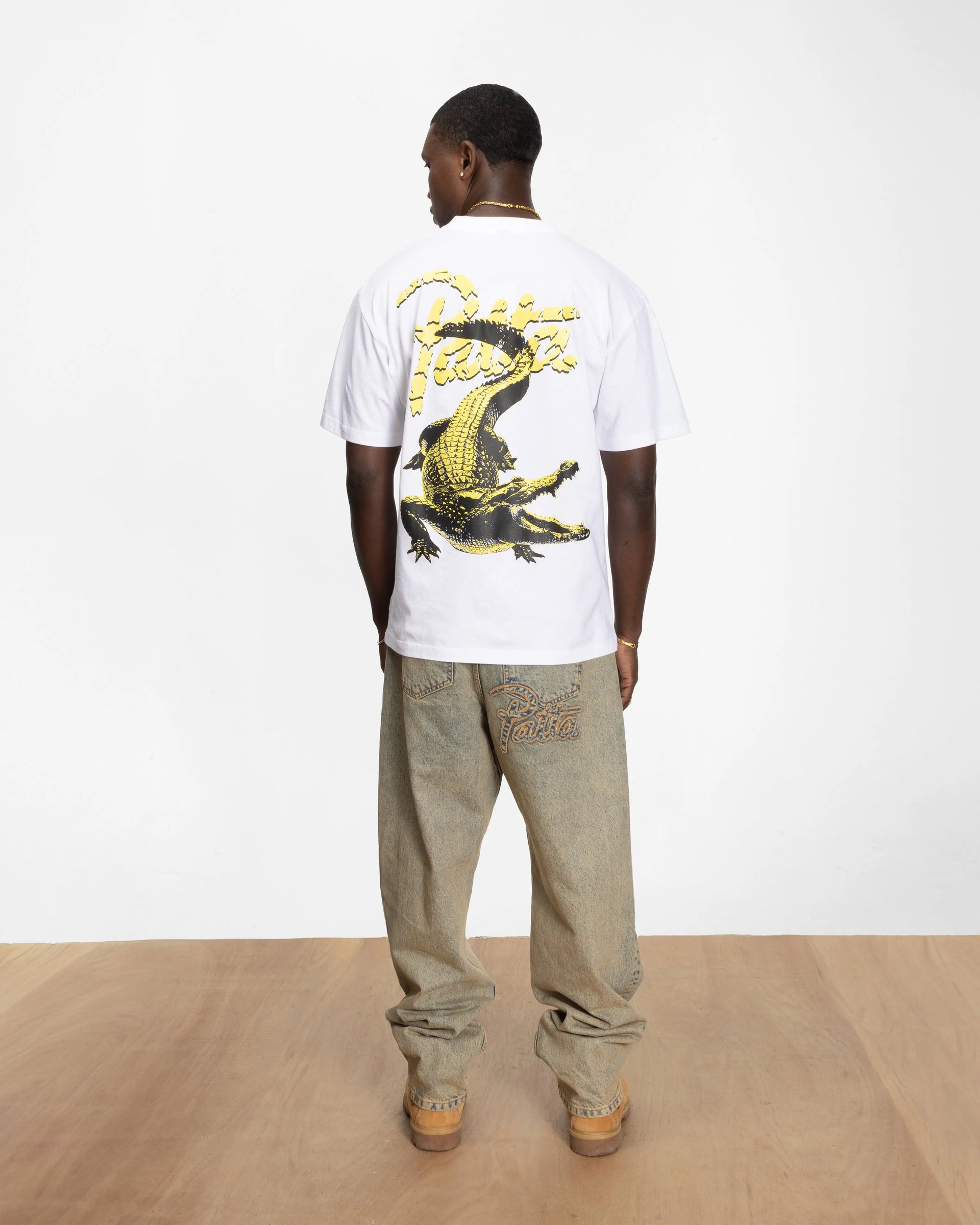 Patta Croco T-shirt (White) Patta