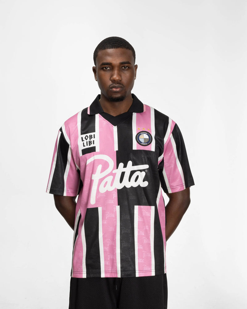 Patta Stripe Football Jersey (Begonia Pink) Patta