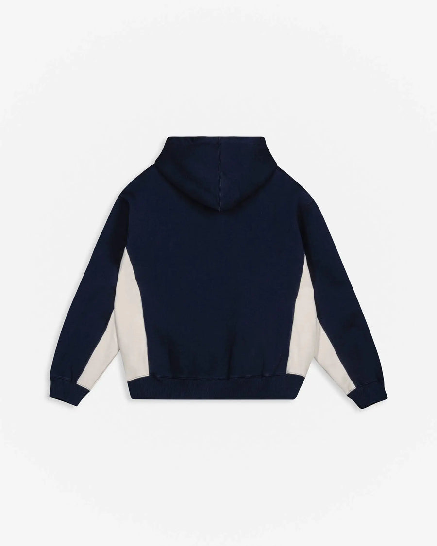 Patta Chenille Logo Hooded Sweater Black Iris (EA) Patta
