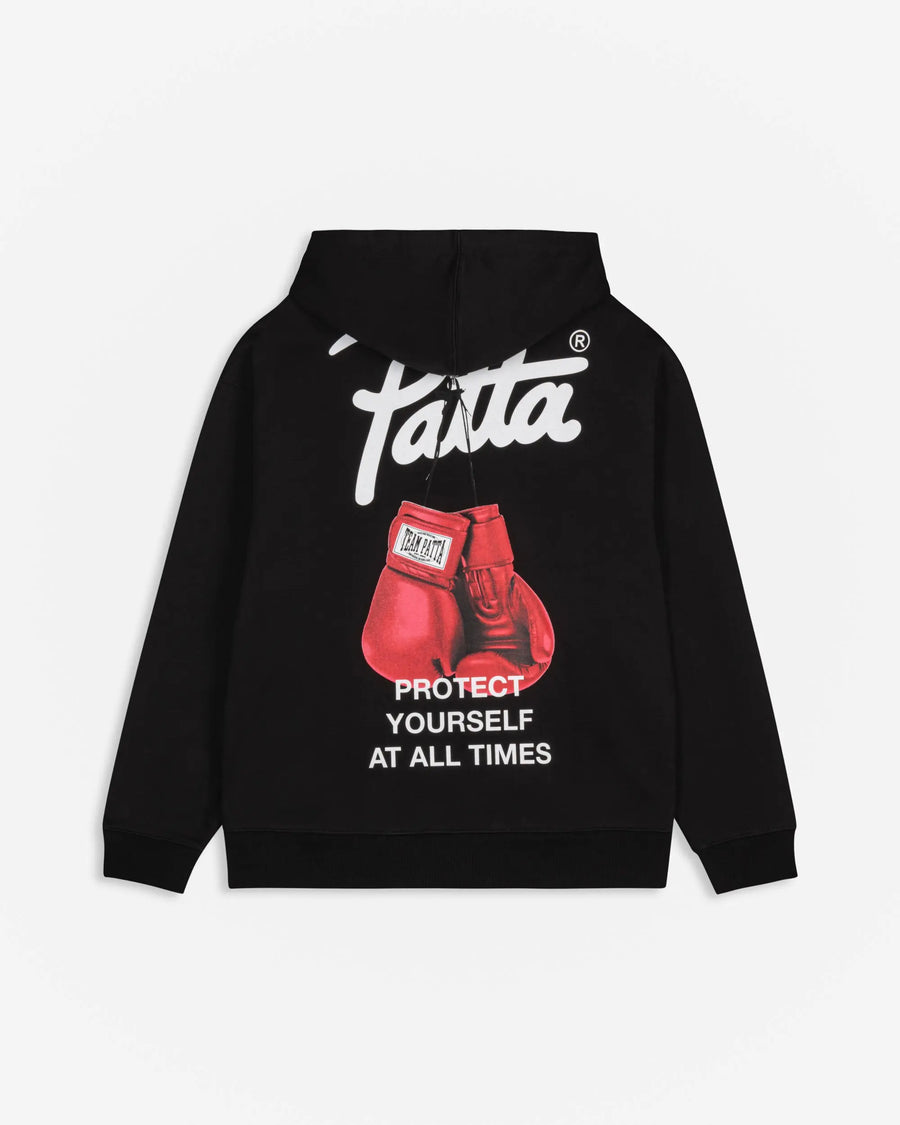 Patta Protect Yourself Hooded Sweater (Black) Patta