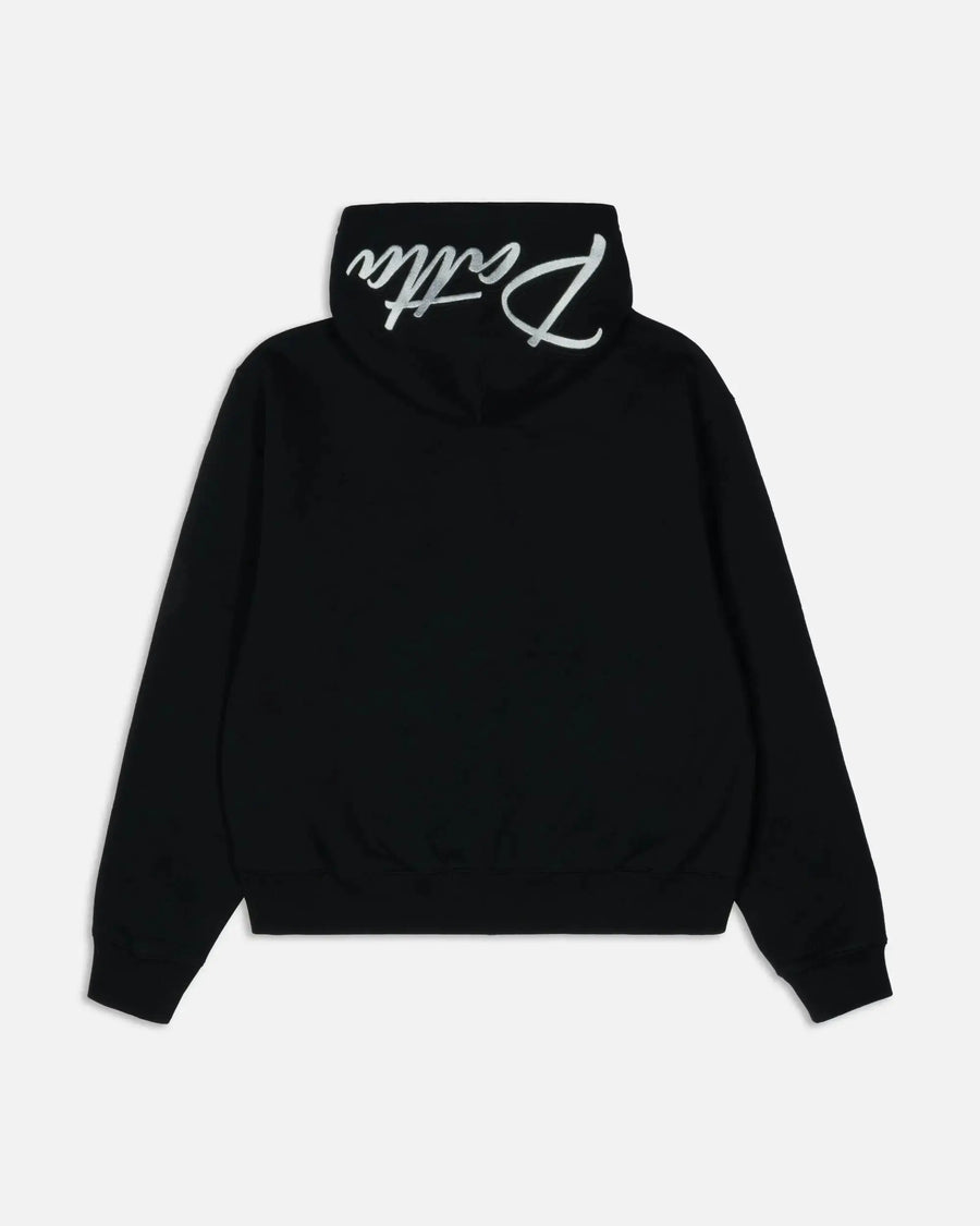 Patta Embro Classic Zip Up Hooded Sweater Black (EA) Patta