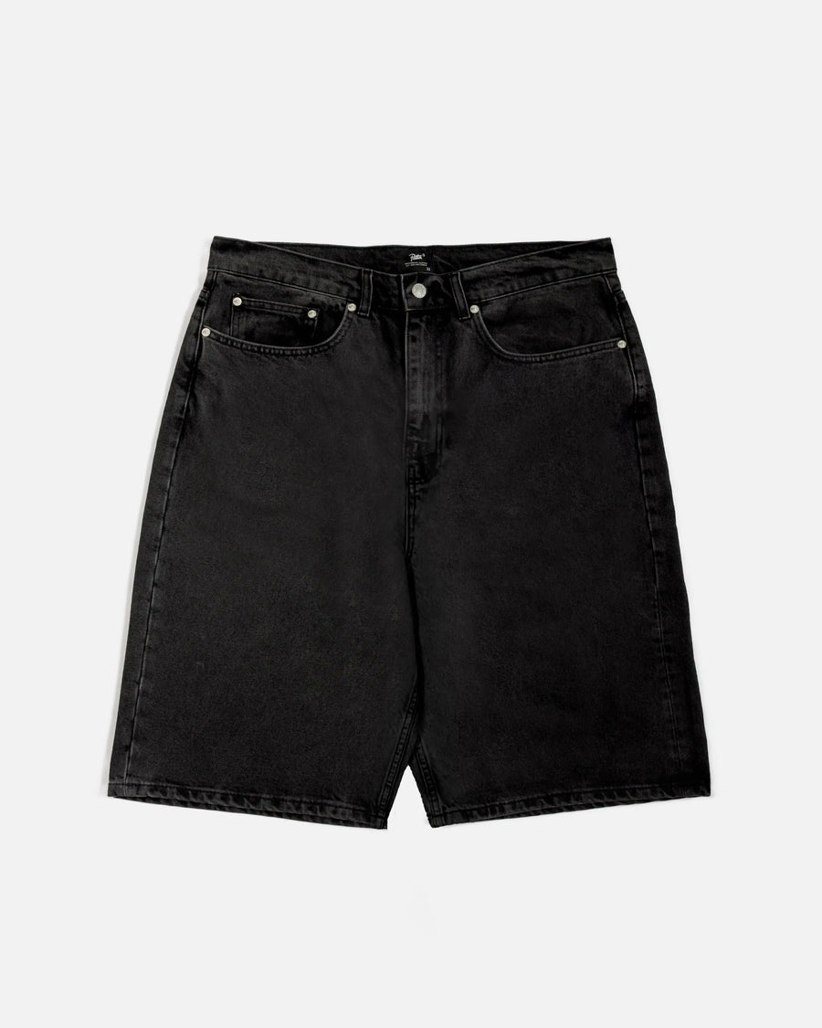 Patta Whiskers Denim Jorts Black Denim (EA) Patta