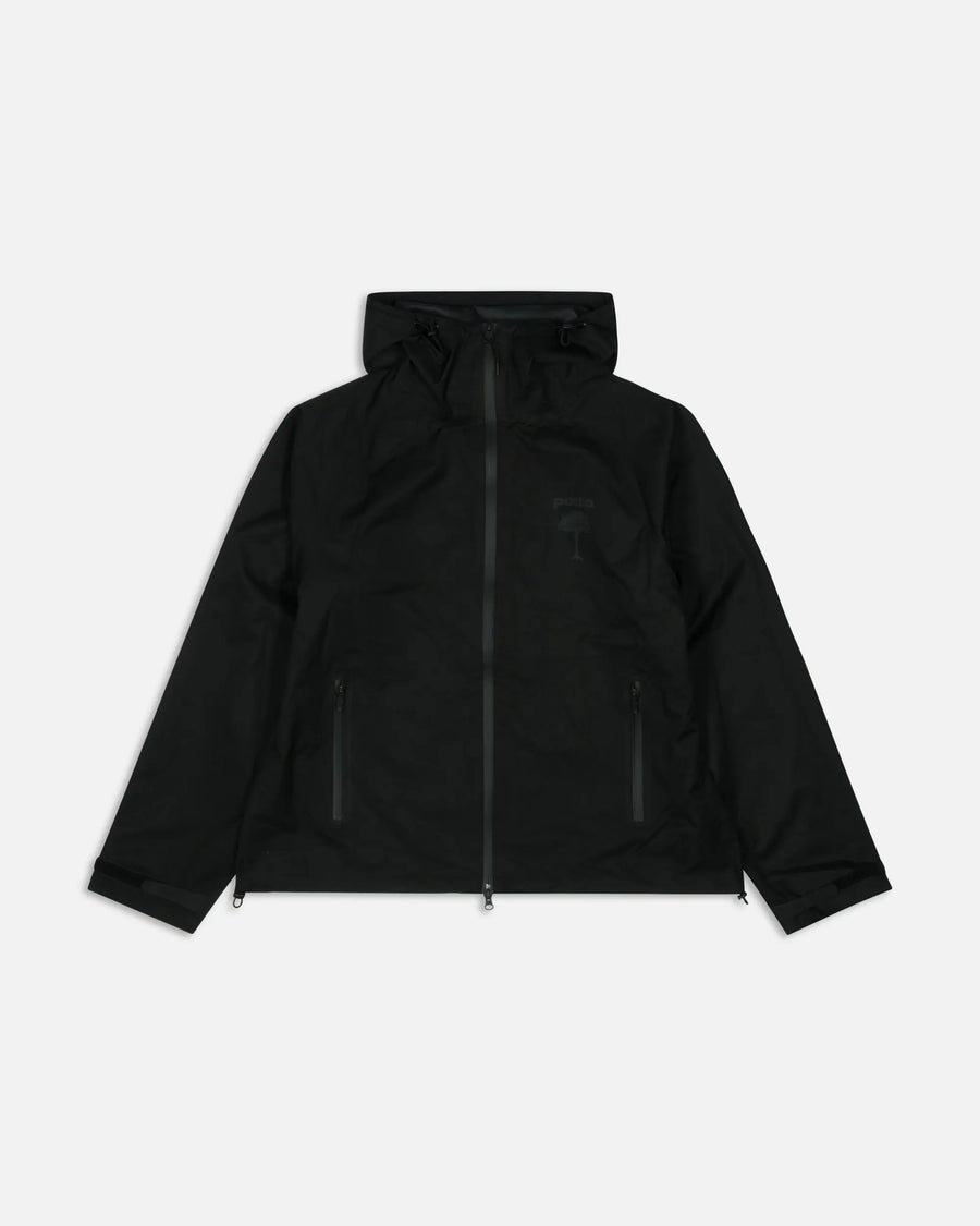 Patta 3M Reflective Waterproof Rain Jacket (Black) Patta