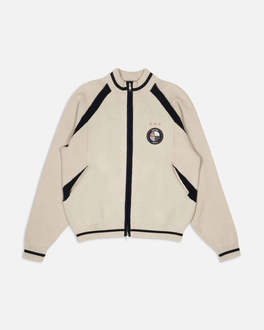 Patta Track Top Cardigan Vaporous Grey (EA) Patta
