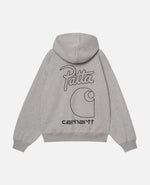 Patta x Carhartt Hooded Sweatshirt (Grey Heather) Patta x Carhartt