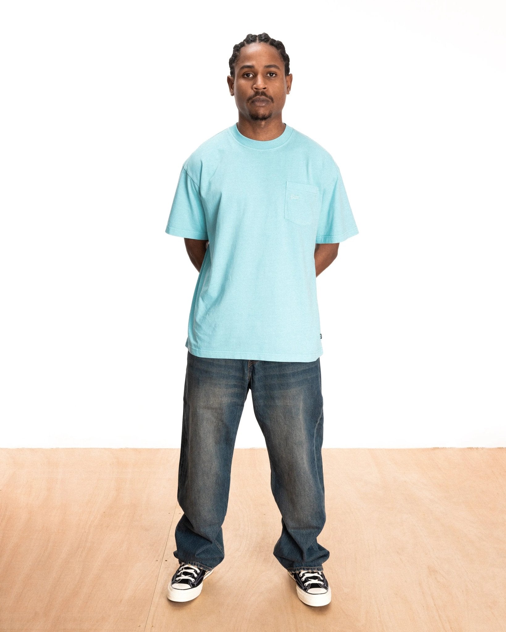 Patta Basic Pocket T-Shirt (Blue Radiance) - Patta