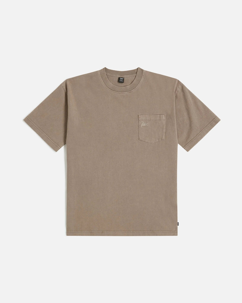 Patta Basic Pocket T-Shirt (Driftwood) - Patta