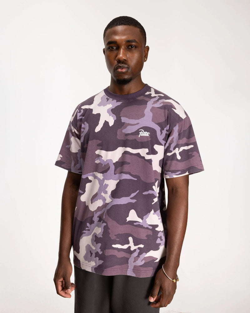 Patta Basic Woodland Camo T-Shirt (Navy Cosmos) - Patta