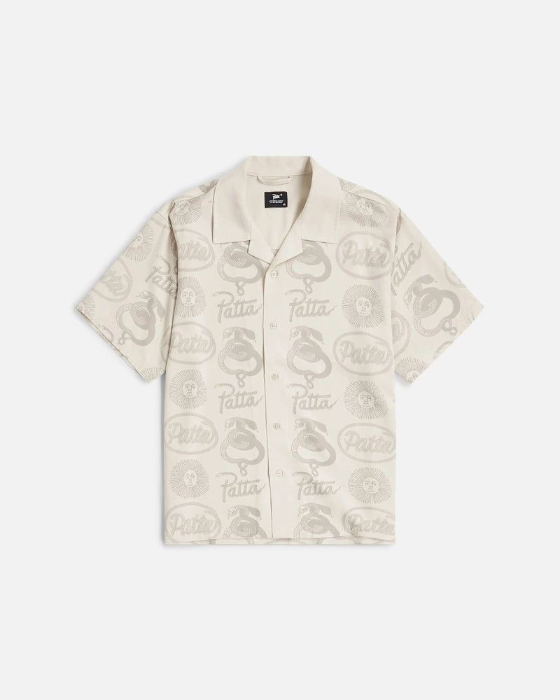 Patta Serpentes Summer Shirt (Pumic Stone) - Patta