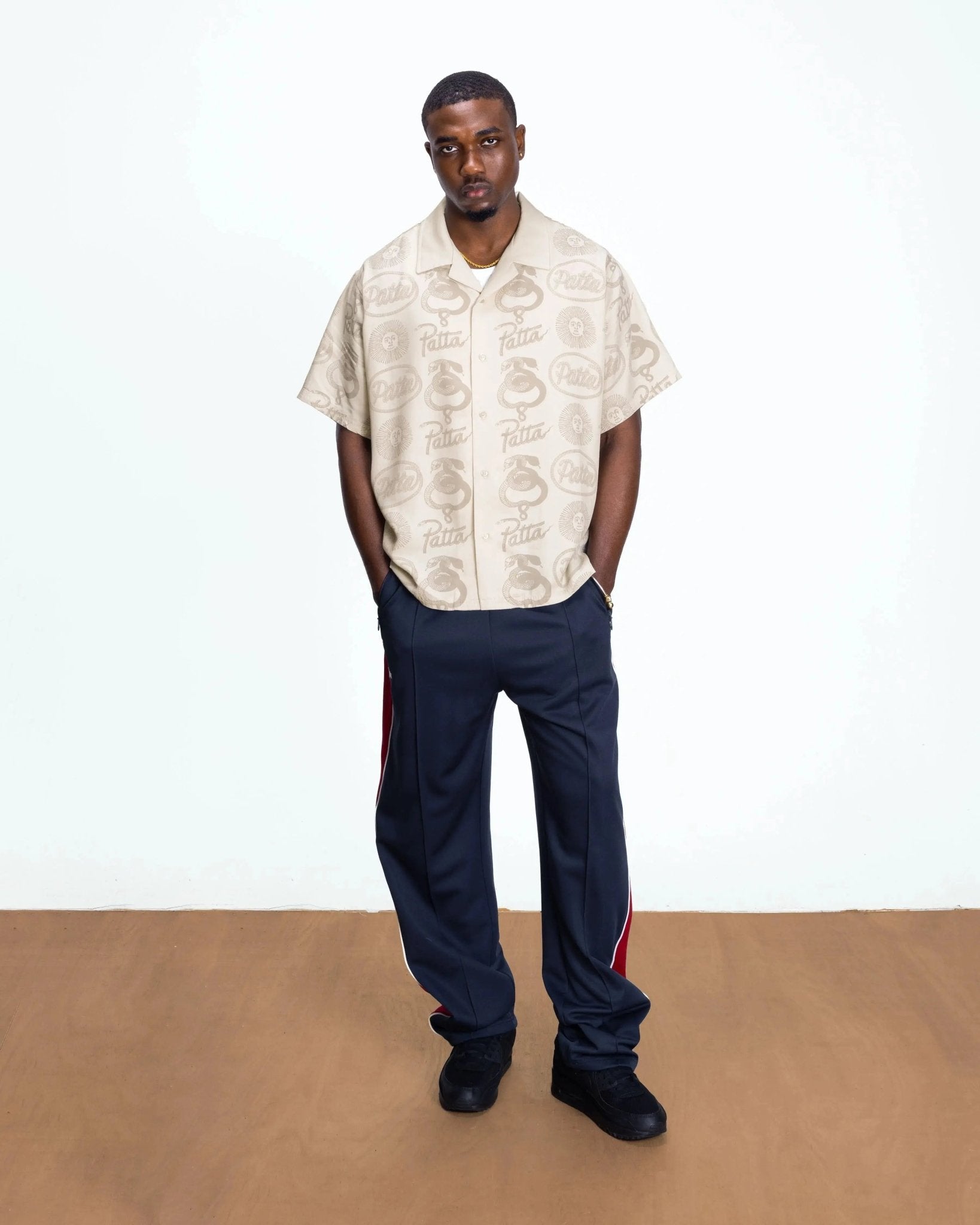 Patta Serpentes Summer Shirt (Pumic Stone) - Patta