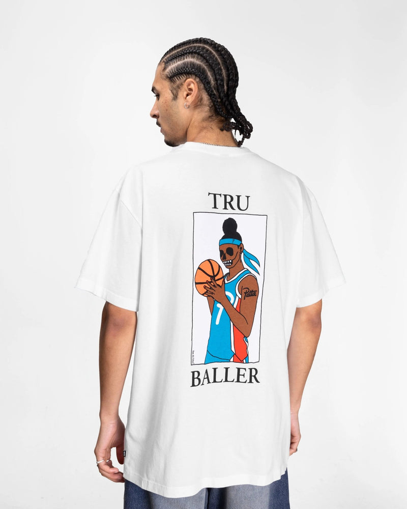 Patta Tru Baller T-Shirt (White) - Patta