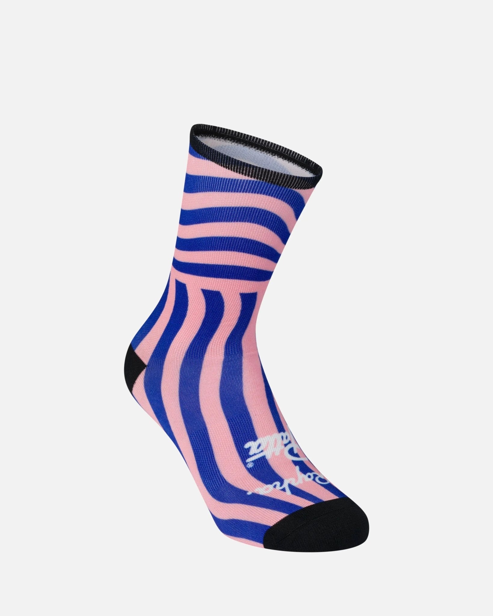 Patta x Rapha Graphic Socks (Flamingo Pink/Royal Blue/Black) - Patta