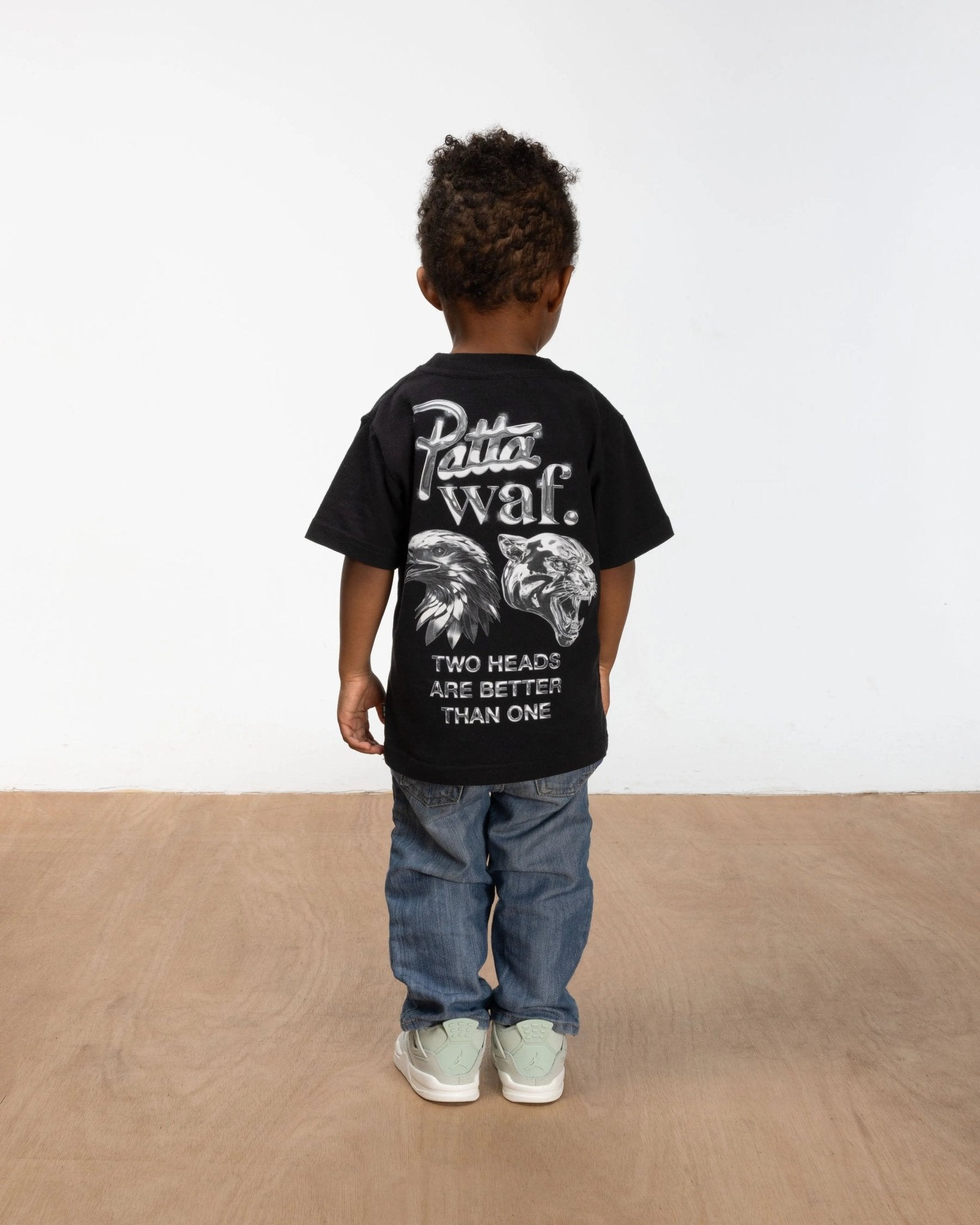 Patta x waf. Homecoming 2025 Kids T-Shirt (Black) - Patta